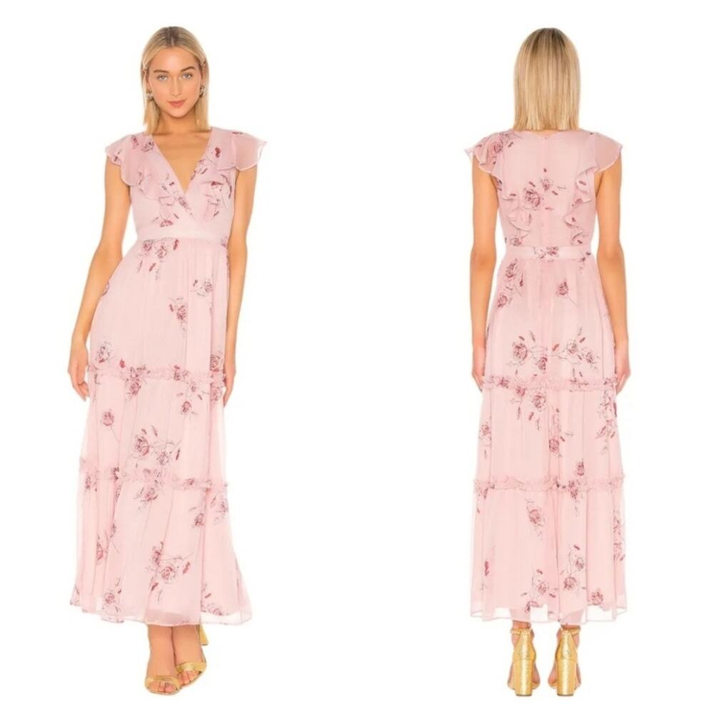 House of Harlow 1960 X REVOLVE Juniper Maxi in Pink Floral Medium
